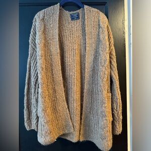 Abercrombie and fitch light brown/camel cardigan